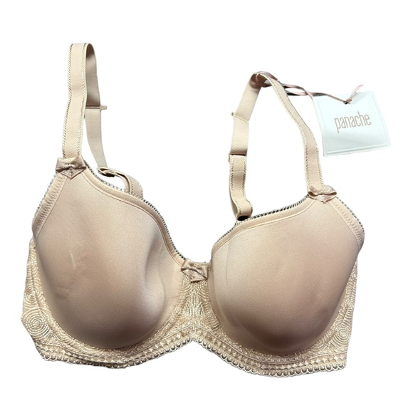 PANACHE women’s Cari Spacer bra champagne full bust underwire 30E NWT - Picture 2 of 8